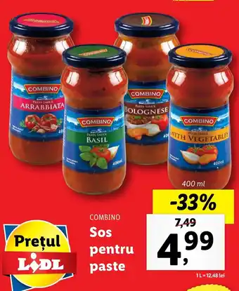 COMBINO Sos pentru paste 400ml
