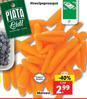 Lidl PIAȚA Lidl Morcovi per kg Ofertă