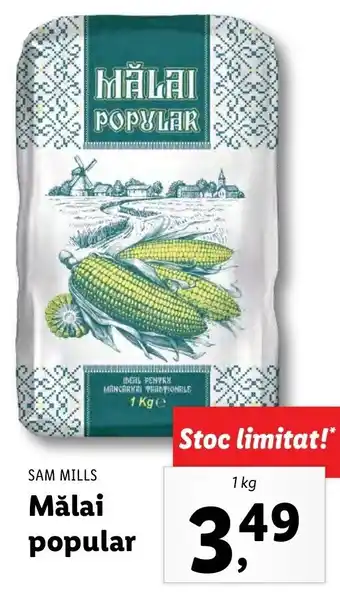 Lidl SAM MILLS Mălai popular 1 kg Ofertă