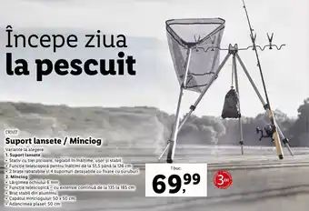 Lidl CRIVIT Suport lansete / Minciog 1 buc. Ofertă