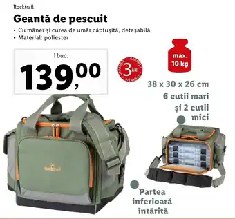 Lidl Rocktrail Geantă de pescuit 1 buc. Ofertă