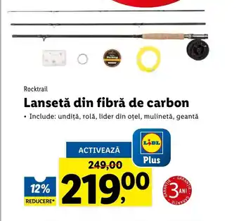 Rocktrail Lansetă din fibră de carbon 1 set
