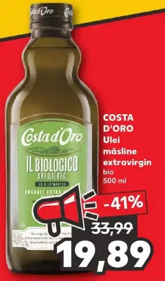 Costa d'Oro Ulei măsline extravirgin bio 500 ml