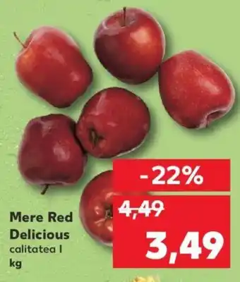 Kaufland Mere Red Delicious calitatea l 1 kg Ofertă