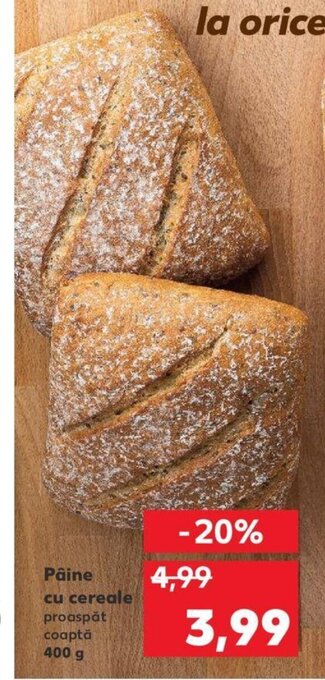 Kaufland Pâine cu cereale proaspăt coaptă 400 g Ofertă