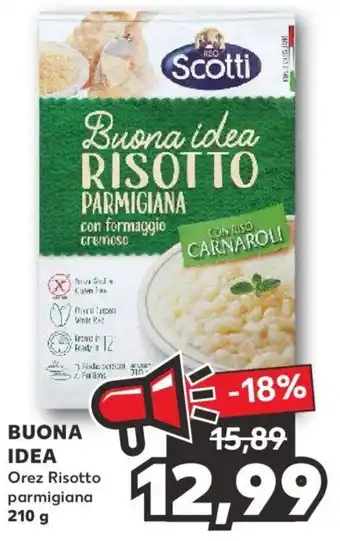 Kaufland BUONA IDEA Orez Risotto parmigiana 210 g Ofertă