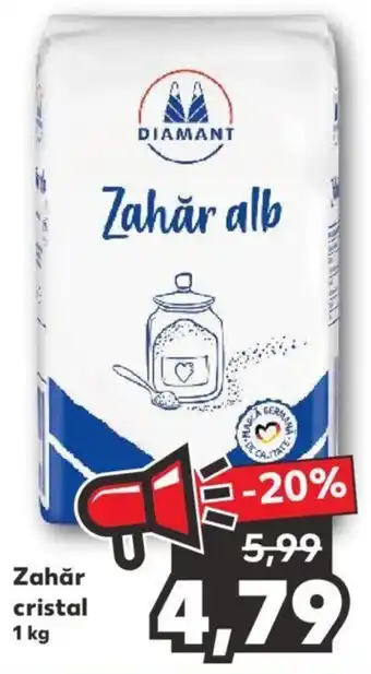 Kaufland Zahăr cristal 1 kg Ofertă