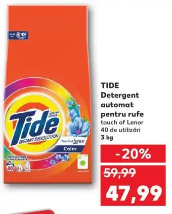 Kaufland TIDE Detergent automat pentru rufe touch of Lenor 40 de utilizări 3 kg Ofertă