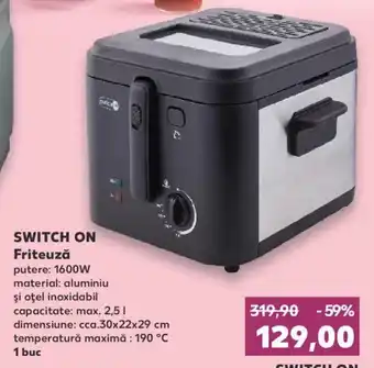 SWITCH ON Friteuză putere: 1600W 1 buc