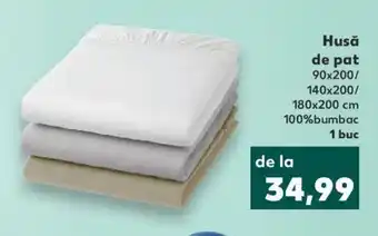 Kaufland Husă de pat 90x200/ 140x200/ 180x200 cm 100%bumbac 1 buc Ofertă