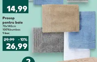 Kaufland Prosop pentru baie 70x140cm 100%bumbac 1 buc Ofertă