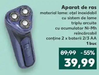 Kaufland Aparat de ras 1 buc Ofertă
