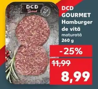 Kaufland DCD GOURMET Hamburger de vită maturată 260 g Ofertă