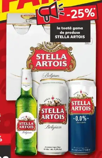 STELLA ARTOIS la toată gama de produse STELLA ARTOIS