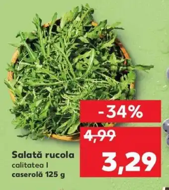 Kaufland Salată rucola calitatea I caserolă 125 g Ofertă