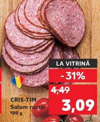 Kaufland CRIS-TIM Salam rustic 100 g Ofertă