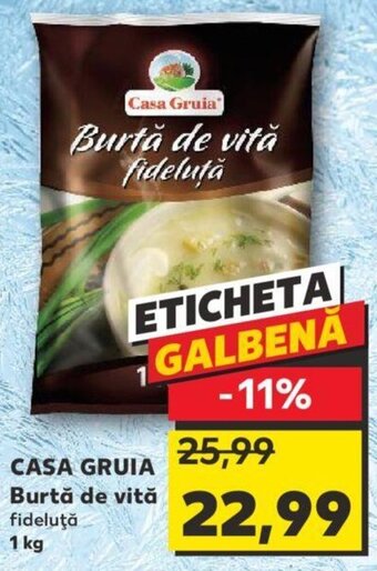 Kaufland CASA GRUIA Burtă de vită fideluţă 1 kg Ofertă