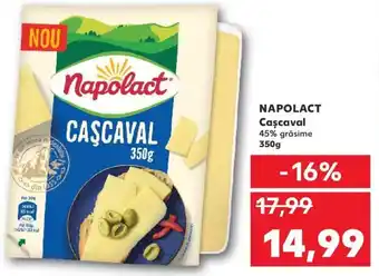 Kaufland NAPOLACT Caşcaval 45% grăsime 350g Ofertă