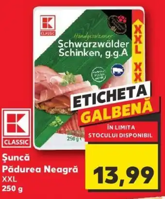 Kaufland CLASSIC Şuncă Pădurea Neagră XXL 250 g