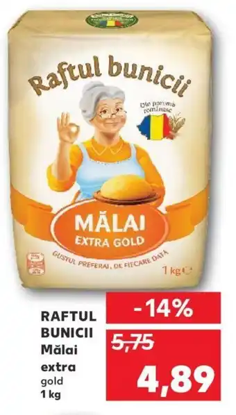 RAFTUL BUNICII Mălai extra gold 1 kg