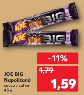 Kaufland JOE BIG Napolitană cacao / cafea 45 g Ofertă