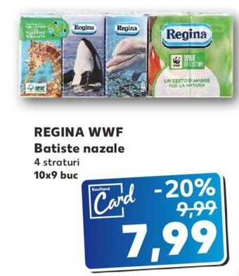 REGINA WWF Batiste nazale 4 straturi 10x9 buc