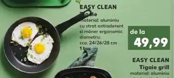 Kaufland Tefal EASY CLEAN Tigaie grill cca. 24/26/28 cm 1 buc Ofertă