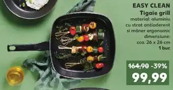 Kaufland Tefal EASY CLEAN Tigaie grill 26 x 26 cm 1 buc Ofertă