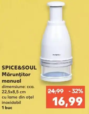 Kaufland SPICE&SOUL Mărunţitor manual 1 buc Ofertă