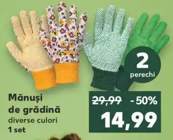 Kaufland PARKSIDE Mănuşi de grădină diverse culori 1 set Ofertă