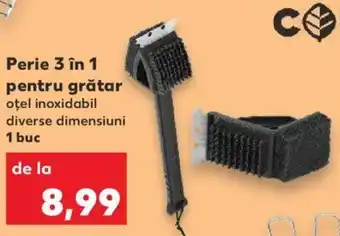 COUNTRY Side Perie 3 în 1 pentru grătar 1 buc