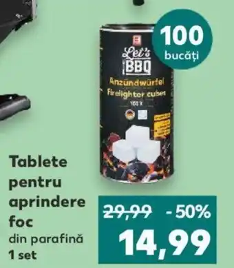 Kaufland COUNTRY Side Tablete pentru aprindere foc din parafină 1 set Ofertă