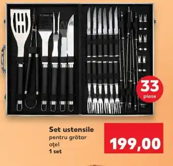 Kaufland COUNTRY Side Set ustensile pentru grătar oţel 1 set Ofertă
