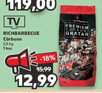 Kaufland RICHBARBECUE Cărbune 2,5 kg 1 buc Ofertă