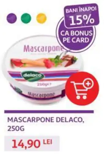 Auchan MASCARPONE DELACO 250g Ofertă