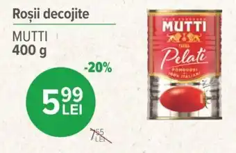 MUTTI Roşii decojite 400g
