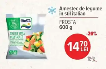 Carrefour FROSTA Amestec de legume în stil italian 600 g Ofertă