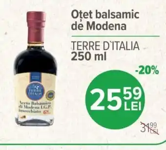Carrefour TERRE D'ITALIA Otet balsamic de Modena 250 ml Ofertă