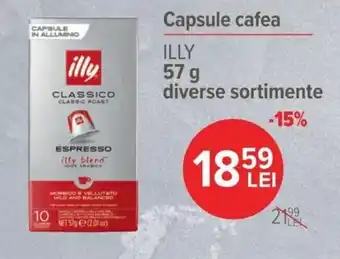 Carrefour ILLY Capsule cafea 57g Ofertă
