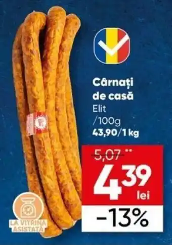 Cârnaţi de casă Elit 100g
