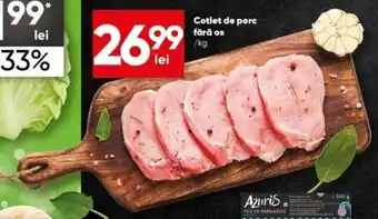PROFI Cotlet de porc fără os 1 kg Ofertă