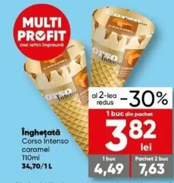 PROFI Îngheţată Corso Intenso caramel 110ml Ofertă