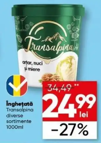 PROFI Îngheţată Transalpina diverse sortimente 1000ml Ofertă