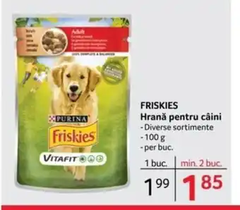 Selgros FRISKIES Hrană pentru câini 100g Ofertă