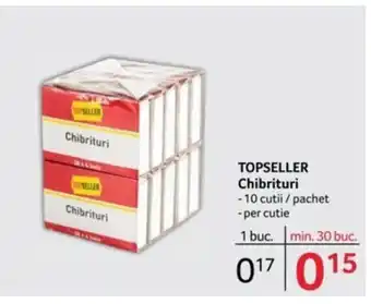 TOPSELLER Chibrituri 10 cutii / pachet per cutie