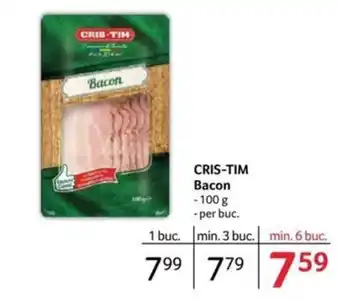 Selgros CRIS-TIM Bacon 100g Ofertă