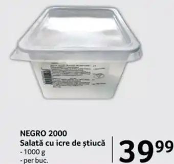 Selgros NEGRO 2000 Salată cu icre de știucă 1000 g per buc. Ofertă