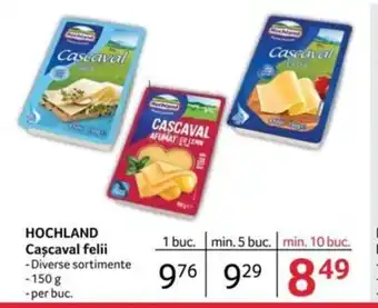 Selgros HOCHLAND Caşcaval felii 150g Ofertă