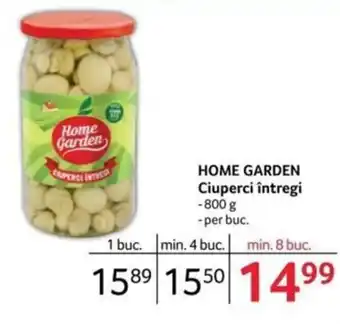 Selgros HOME GARDEN Ciuperci întregi 800 g Ofertă