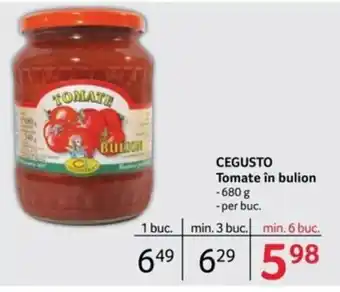Selgros CEGUSTO Tomate în bulion 680 g Ofertă